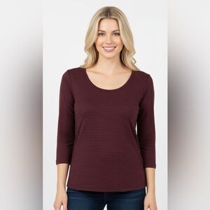 Market & Spruce striped top size large